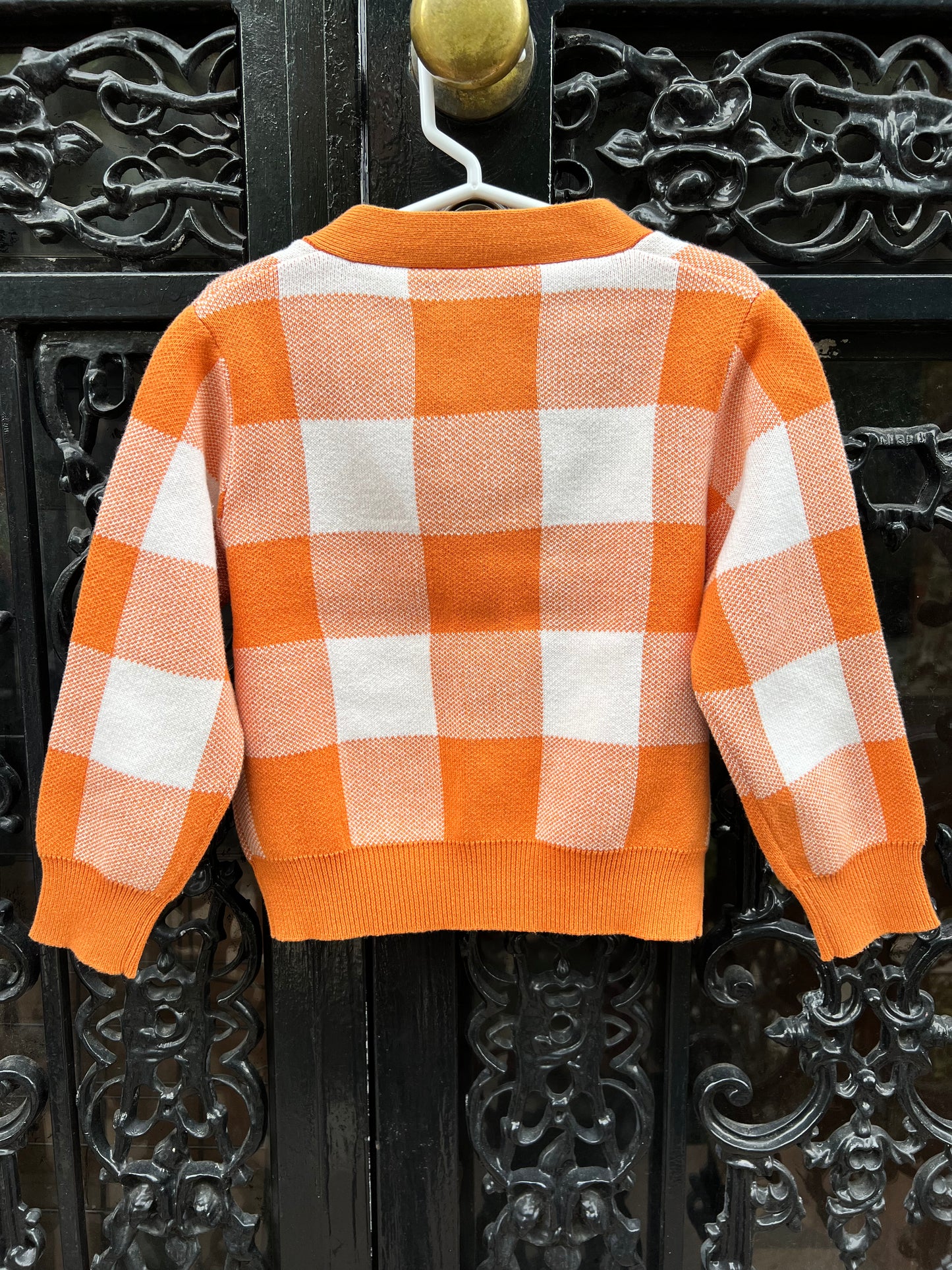 “Boy” Orange Cardigan