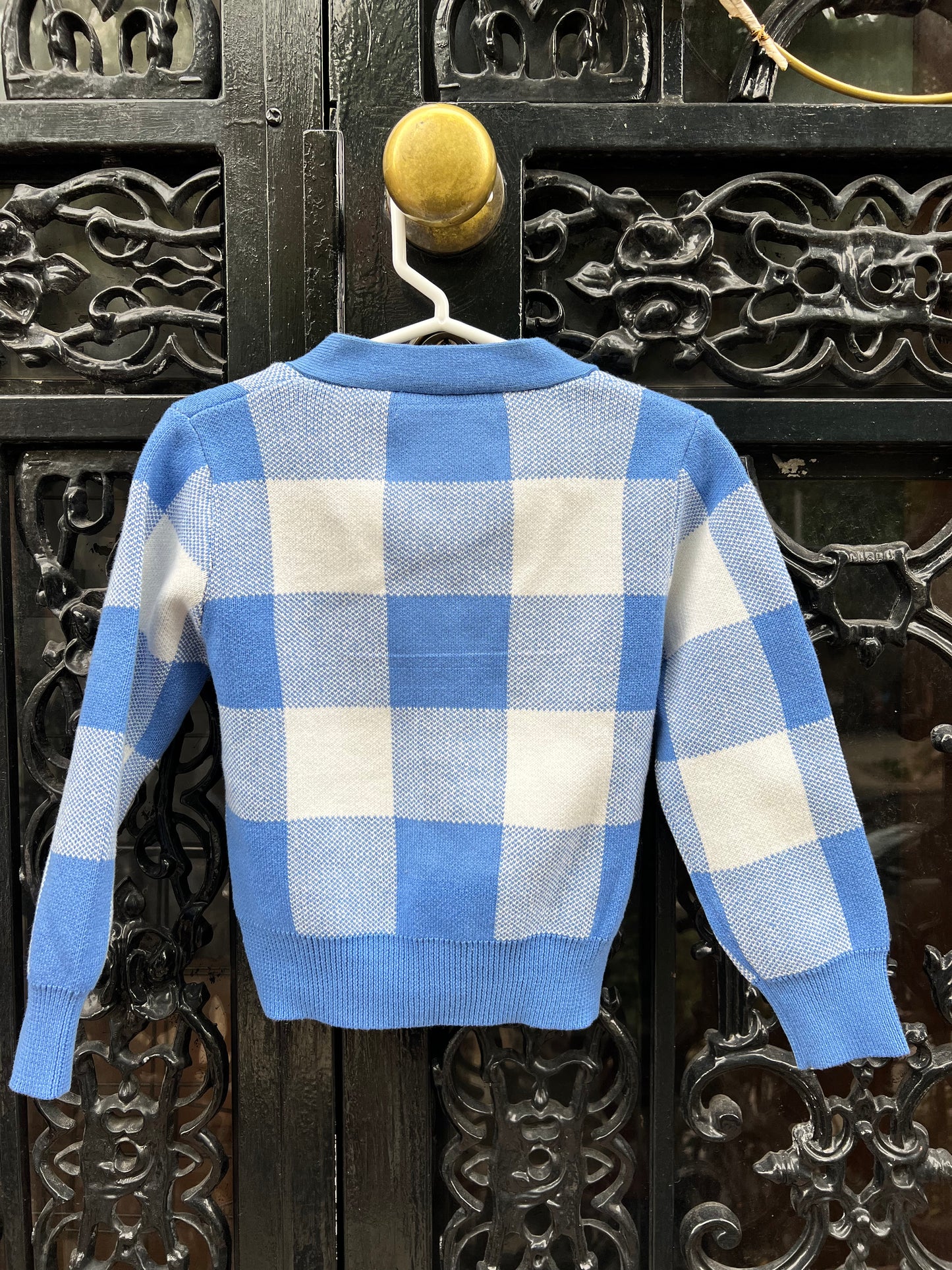 “Boy” Blue Cardigan